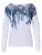 KOROSHI Shirt  blauw / zwart / wit