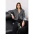 TRENDYOLMİLLA Dames Grijs Effen Lang Regular fit Blazers