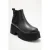 Clen Leren Platform Chelsea Boot