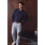 TRENDYOL MAN Heren Donkerblauw Effen Lang Regular fit Overhemden