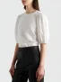 Msch Copenhagen Mschcebrina 2 4 Top T-shirt Korte Mouw Bright White