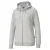 Puma Dames/Dames Logo Full Zip Hoodie (Grijs)