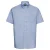 Russell Collection Heren Oxford Easy-Care overhemd met korte mouwen (Oxford Blauw)