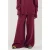 HARPER & YVE wide leg broek – wijnrood