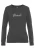 BENCH Sweatshirt  antraciet / wit