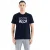 Geprinte Crew Neck T-Shirt met Patch