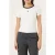 FILA Montebeni Slim Logo Rib T-shirt Egret