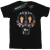 Disney Heren Coco Kaars Schedel T-Shirt (Zwart)