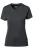 HAKRO Regular Fit Dames T-shirt donkergrijs, Effen