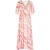 IZIA Jurk Dames Roze Veelkleurig