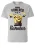 LOGOSHIRT Shirt ‘Minions’  donkerbruin / citroen / grijs / zwart