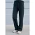 Mid Waist Broek met Wide Leg pijpen in casual pasvorm