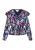 IZIA Blouse  navy / lichtblauw / donkeroranje / pink