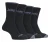 Jeep – 4-pack anti-blaar luxe laarzensokken voor heren – Zwart / Houtskool