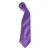 Premier Kleuren Heren Satin Clip Tie (Pakket van 2) (Rijke Violet)