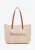 Wittchen Dames shoppertas met eco-leren elementen, beige en bruin