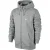Nike Swoosh logo grijze hoodie met rits