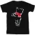 Disney Dames/Dames Winnie De Poeh Tekening Katoenen Vriendje T-shirt (Zwart)