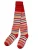 normani Kousen  petrol / lichtgroen / rood / wit
