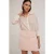 Motivi Full-sequin Tulle Shirt Pink
