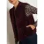 LOLALIZA gilet – donkerrood