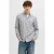 JACK & JONES ESSENTIALS regular casual gestreept overhemd met linnen grijsgroen