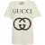 Gucci in elkaar grijpend GG-logo slim-fit wit T-shirt