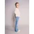 Mango Kids flared jeans medium blue denim