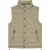 Malelions Men Placket Padded Vest | Sage Brown