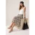 TRENDYOLMİLLA Dames Ecru Paisley Midi A-lijn Rokken