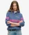 Rainbow Stripe Hoodie met Logo Lichtblauw