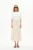 Denim rok A-shape Creme White
