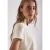 Street One Dames Shirt met kantdetail in Wit
