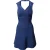 Herve Leger bandagejurk met uitlopende zoom in blauwe rayon