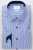 ETERNA Comfort Fit Overhemd blauw/wit, Gestreept