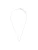 Luxenter Ketting ‘Alphabet M’  zilver