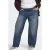 ONLY CARMAKOMA Plus Size barrel jeans met studs – dark blue denim