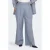 ONLY CARMAKOMA wide leg high waist pantalon blauw