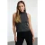 TRENDYOLMİLLA Dames Grijs Effen Mouwloos Regular fit Blouses