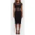 GUESS Ss Gracey Mesh Dress Jet Black A996