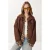 Oversized Gabardine Jas met Rits Sluiting