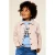 NAME IT MINI rechtvallend sweater met print – blauw