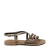 Lazamani leren sandalen bruin
