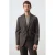 Mango Man wollen slim fit colbert – bruin