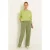 CLAUDIA BY CLAUDIA STRÄTER wide leg broek – groen