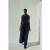 Devotion Twins Lively Long Dress Poplin With Belt Navy