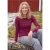 Shirt met lange mouwen, boothals en strepen