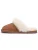 Gooce Huisschoenen ‘Emeline’  kastanjebruin / wolwit