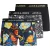 Jack & Jones Boxershorts jongens jacsugar print 3-pack schedel art