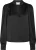 Neo Noir Blouse Rosslyn Heavy Sateen  Zwart dames
